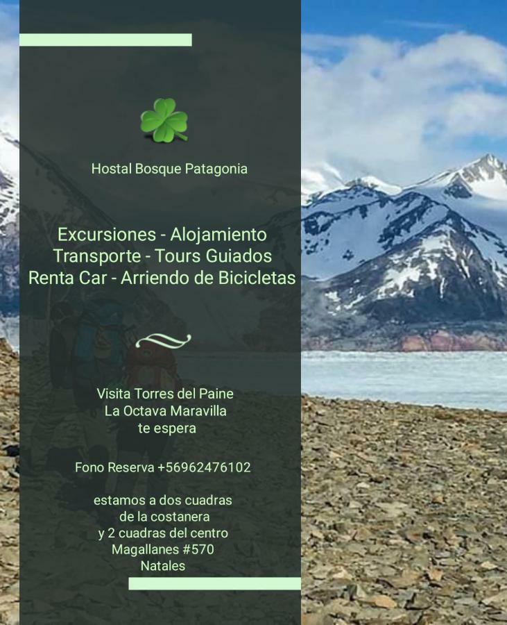 Hostal Bosque Patagonia Puerto Natales Exteriör bild